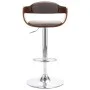 Küchenhocker aus Sperrholz und taupegrauem Stoff von vidaXL, Küchenhocker - Ref: Foro24-287408, Preis: 144,06 €, Rabatt: %