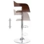 Küchenhocker aus Sperrholz und taupegrauem Stoff von vidaXL, Küchenhocker - Ref: Foro24-287408, Preis: 144,06 €, Rabatt: %