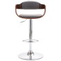 Küchenhocker aus Sperrholz und grauem Stoff von vidaXL, Küchenhocker - Ref: Foro24-287407, Preis: 146,99 €, Rabatt: %