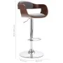 Küchenhocker aus Sperrholz und grauem Stoff von vidaXL, Küchenhocker - Ref: Foro24-287407, Preis: 144,37 €, Rabatt: %