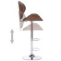 Taburete de cocina tela gris de vidaXL, Taburetes de cocina - Ref: Foro24-287413, Precio: 125,16 €, Descuento: %