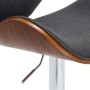 Taburete de cocina tela gris de vidaXL, Taburetes de cocina - Ref: Foro24-287413, Precio: 125,16 €, Descuento: %