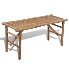 Folding bamboo garden bench 118 cm by vidaXL, garden benches - Ref: Foro24-41503, Price: 71,77 €, Discount: %
