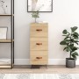 Sideboard aus Sonoma-Eichensperrholz, 34,5 x 34 x 90 cm von vidaXL, Sideboards - Ref: Foro24-828575, Preis: 68,61 €, Rabatt: %