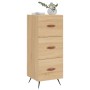 Sideboard aus Sonoma-Eichensperrholz, 34,5 x 34 x 90 cm von vidaXL, Sideboards - Ref: Foro24-828575, Preis: 68,61 €, Rabatt: %