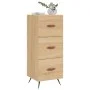 Sideboard aus Sonoma-Eichensperrholz, 34,5 x 34 x 90 cm von vidaXL, Sideboards - Ref: Foro24-828575, Preis: 67,76 €, Rabatt: %