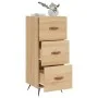 Sideboard aus Sonoma-Eichensperrholz, 34,5 x 34 x 90 cm von vidaXL, Sideboards - Ref: Foro24-828575, Preis: 67,76 €, Rabatt: %