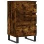 Sideboard aus geräuchertem Eichenholzwerkstoff, 40 x 35 x 70 cm von vidaXL, Sideboards - Ref: Foro24-831105, Preis: 63,74 €, ...