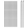 Cerca de alambre de acero galvanizado gris antracita 2,2x25 m