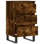 Sideboard aus geräuchertem Eichenholzwerkstoff, 40 x 35 x 70 cm von vidaXL, Sideboards - Ref: Foro24-831105, Preis: 63,74 €, ...