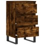 Sideboard aus geräuchertem Eichenholzwerkstoff, 40 x 35 x 70 cm von vidaXL, Sideboards - Ref: Foro24-831105, Preis: 64,48 €, ...