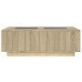 Mesa de centro con Infinity LED roble Sonoma 116x69x40 cm