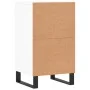 Sideboard aus weißem Holzwerkstoff 40x35x70 cm von vidaXL, Sideboards - Ref: Foro24-831100, Preis: 66,15 €, Rabatt: %