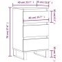 Sideboard aus weißem Holzwerkstoff 40x35x70 cm von vidaXL, Sideboards - Ref: Foro24-831100, Preis: 66,15 €, Rabatt: %