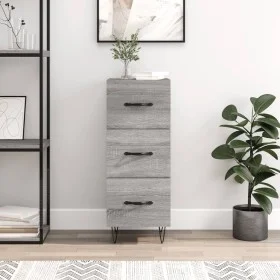 Sonoma gray engineered wood sideboard 34.5x34x90 cm by vidaXL, Sideboards - Ref: Foro24-828602, Price: 67,66 €, Discount: %