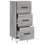 Sonoma gray engineered wood sideboard 34.5x34x90 cm by vidaXL, Sideboards - Ref: Foro24-828602, Price: 67,66 €, Discount: %