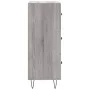 Sonoma gray engineered wood sideboard 34.5x34x90 cm by vidaXL, Sideboards - Ref: Foro24-828602, Price: 67,66 €, Discount: %