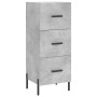 Betongraues Sperrholz-Sideboard 34,5 x 34 x 90 cm von vidaXL, Sideboards - Ref: Foro24-828616, Preis: 77,74 €, Rabatt: %