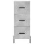 Betongraues Sperrholz-Sideboard 34,5 x 34 x 90 cm von vidaXL, Sideboards - Ref: Foro24-828616, Preis: 76,77 €, Rabatt: %