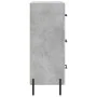 Concrete gray plywood sideboard 34.5x34x90 cm by vidaXL, Sideboards - Ref: Foro24-828616, Price: 76,77 €, Discount: %