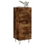 Smoked oak engineered wood sideboard 34.5x34x90 cm by vidaXL, Sideboards - Ref: Foro24-828601, Price: 65,91 €, Discount: %