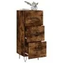 Smoked oak engineered wood sideboard 34.5x34x90 cm by vidaXL, Sideboards - Ref: Foro24-828601, Price: 65,91 €, Discount: %