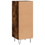 Sideboard aus geräuchertem Eichenholzwerkstoff, 34,5 x 34 x 90 cm von vidaXL, Sideboards - Ref: Foro24-828601, Preis: 66,68 €...