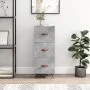 Sideboard aus grauem Betonsperrholz 34,5x34x90 cm von vidaXL, Sideboards - Ref: Foro24-828576, Preis: 67,83 €, Rabatt: %