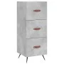 Sideboard aus grauem Betonsperrholz 34,5x34x90 cm von vidaXL, Sideboards - Ref: Foro24-828576, Preis: 67,83 €, Rabatt: %