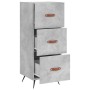Aparador de madera contrachapada gris hormigón 34,5x34x90 cm de vidaXL, Aparadores - Ref: Foro24-828576, Precio: 68,61 €