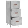 Sideboard aus grauem Betonsperrholz 34,5x34x90 cm von vidaXL, Sideboards - Ref: Foro24-828576, Preis: 67,83 €, Rabatt: %