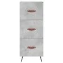 Sideboard aus grauem Betonsperrholz 34,5x34x90 cm von vidaXL, Sideboards - Ref: Foro24-828576, Preis: 67,83 €, Rabatt: %
