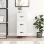 Sideboard aus glänzendem weißem Sperrholz 34,5x34x90 cm von vidaXL, Sideboards - Ref: Foro24-828574, Preis: 74,35 €, Rabatt: %