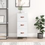 Sideboard aus glänzendem weißem Sperrholz 34,5x34x90 cm von vidaXL, Sideboards - Ref: Foro24-828574, Preis: 75,29 €, Rabatt: %
