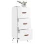 Sideboard aus glänzendem weißem Sperrholz 34,5x34x90 cm von vidaXL, Sideboards - Ref: Foro24-828574, Preis: 74,35 €, Rabatt: %