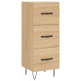 Sideboard aus Sonoma-Eichensperrholz, 34,5 x 34 x 90 cm von vidaXL, Sideboards - Ref: Foro24-828599, Preis: 67,92 €, Rabatt: %