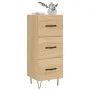 Aparador madera contrachapada color roble Sonoma 34,5x34x90 cm de vidaXL, Aparadores - Ref: Foro24-828599, Precio: 67,17 €, D...