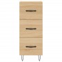 Sideboard aus Sonoma-Eichensperrholz, 34,5 x 34 x 90 cm von vidaXL, Sideboards - Ref: Foro24-828599, Preis: 67,92 €, Rabatt: %
