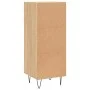 Aparador madera contrachapada color roble Sonoma 34,5x34x90 cm de vidaXL, Aparadores - Ref: Foro24-828599, Precio: 67,17 €, D...