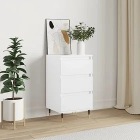 White engineered wood sideboard 40x35x70 cm by vidaXL, Sideboards - Ref: Foro24-831084, Price: 74,32 €, Discount: %