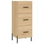 Aparador madera contrachapada color roble Sonoma 34,5x34x90 cm de vidaXL, Aparadores - Ref: Foro24-828615, Precio: 79,00 €, D...