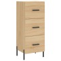 Sideboard aus Sonoma-Eichensperrholz, 34,5 x 34 x 90 cm von vidaXL, Sideboards - Ref: Foro24-828615, Preis: 79,99 €, Rabatt: %