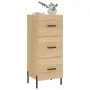 Aparador madera contrachapada color roble Sonoma 34,5x34x90 cm de vidaXL, Aparadores - Ref: Foro24-828615, Precio: 79,00 €, D...