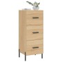 Sideboard aus Sonoma-Eichensperrholz, 34,5 x 34 x 90 cm von vidaXL, Sideboards - Ref: Foro24-828615, Preis: 79,99 €, Rabatt: %