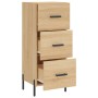 Sideboard aus Sonoma-Eichensperrholz, 34,5 x 34 x 90 cm von vidaXL, Sideboards - Ref: Foro24-828615, Preis: 79,99 €, Rabatt: %