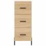 Sideboard aus Sonoma-Eichensperrholz, 34,5 x 34 x 90 cm von vidaXL, Sideboards - Ref: Foro24-828615, Preis: 79,99 €, Rabatt: %