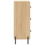 Aparador madera contrachapada color roble Sonoma 34,5x34x90 cm de vidaXL, Aparadores - Ref: Foro24-828615, Precio: 79,00 €, D...