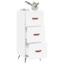 Weißes Sideboard aus Holzwerkstoff, 34,5 x 34 x 90 cm von vidaXL, Sideboards - Ref: Foro24-828572, Preis: 70,85 €, Rabatt: %