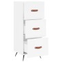Weißes Sideboard aus Holzwerkstoff, 34,5 x 34 x 90 cm von vidaXL, Sideboards - Ref: Foro24-828572, Preis: 70,85 €, Rabatt: %