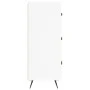 White engineered wood sideboard 34.5x34x90 cm by vidaXL, Sideboards - Ref: Foro24-828572, Price: 69,96 €, Discount: %